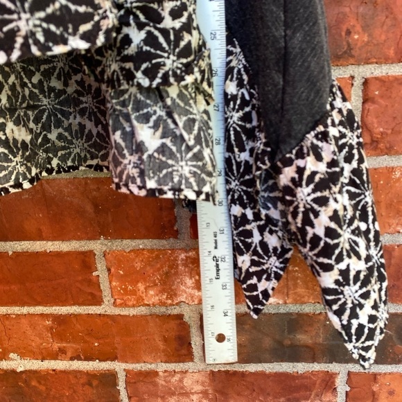 Umgee Small Gray Boho Burnout Washout Sharkbite Sleeveless Swing Tank Cross - Picture 8 of 9